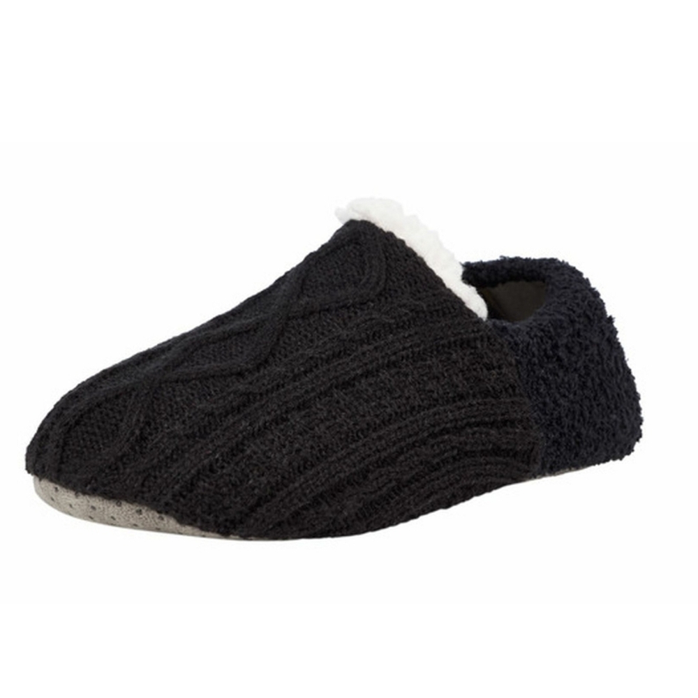 NWT Northeast Outfitters Women's Cozy Cabin Slippers Size S/M (Diamond Black)